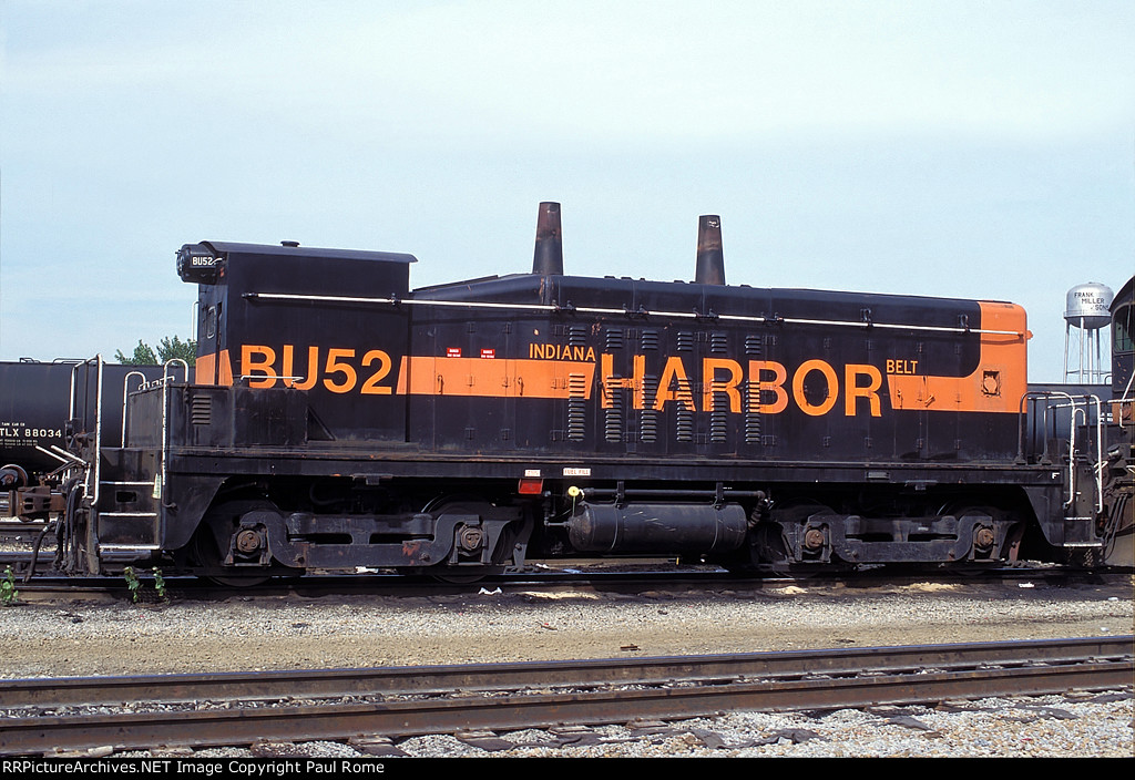 IHB BU 52, Slug/Booster Unit, ex EMD SW7 IHB 8879, at Blue Island Yard